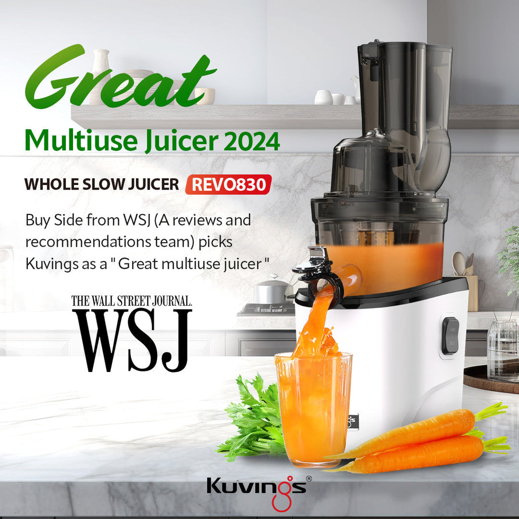 Buy Side, from the WSJ (a team for reviews and recommendations), selects Kuvings as an “excellent multi-purpose juicer”.