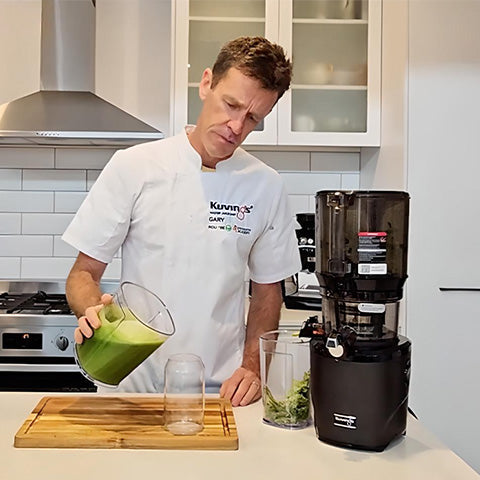 Scharfer Grüner Saft-Rezept mit Küchenchef Gary Dowse