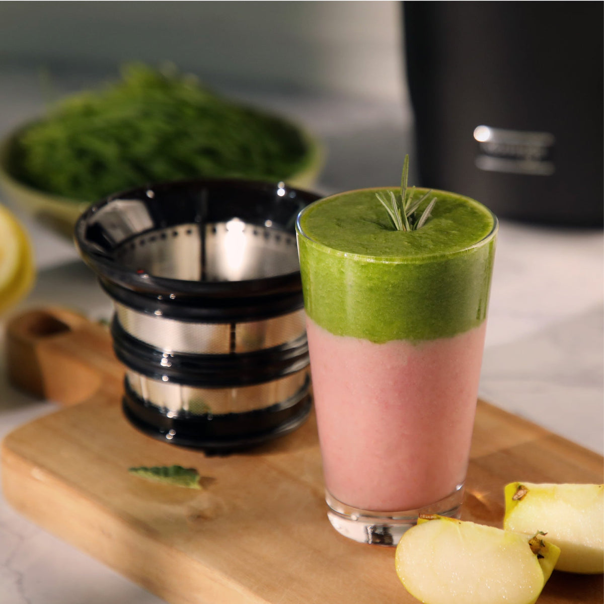 So verwenden Sie das Smoothie-Sieb richtig