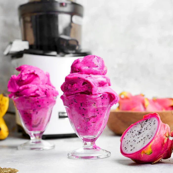 Drachenfrucht-Sorbet