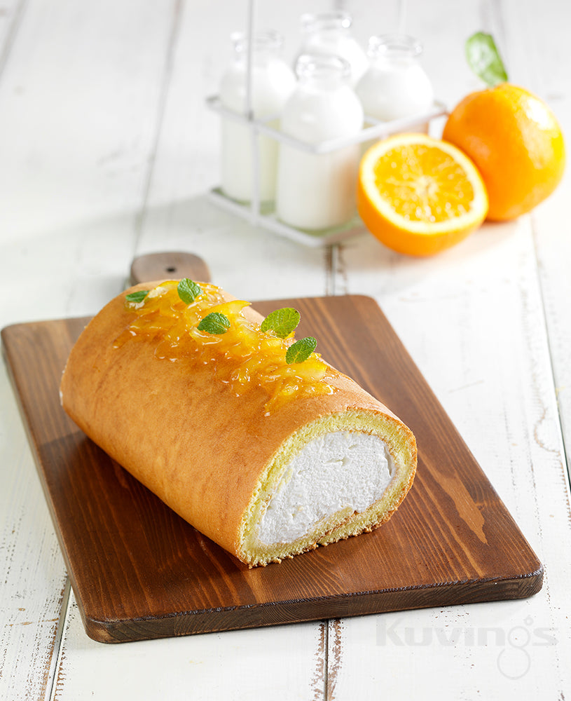 Orangen-Roulade