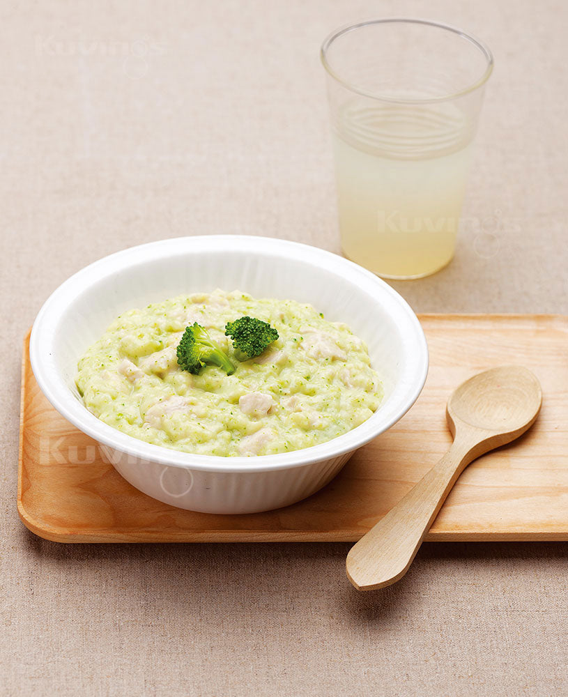 Broccoli and chicken puree 